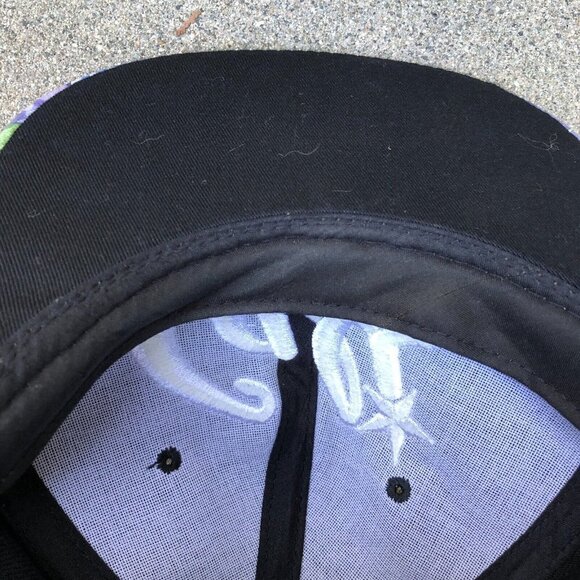 HEADLINES CALI Snapback Hat Men's Black California Foral Bill Cap One Si… - Picture 4 of 6